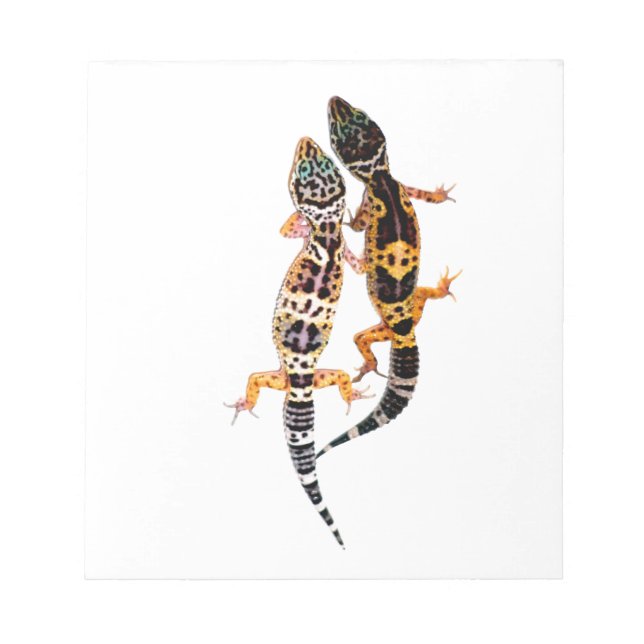 Bloc-note Couple de Leopardgecko (Devant)