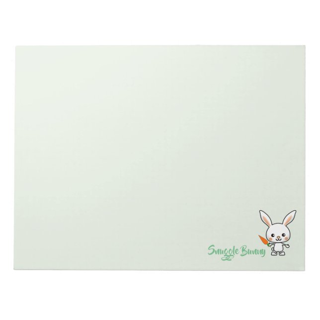 Bloc-note Cousu Bunny Kawaii personnalisé (Devant)