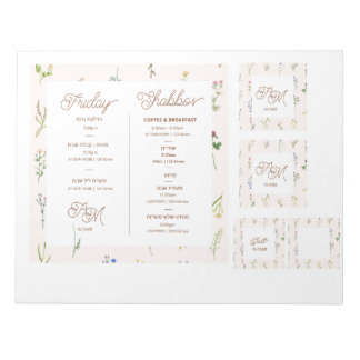 Bloc-note Couverture intérieure personnalisée - Itinéraire