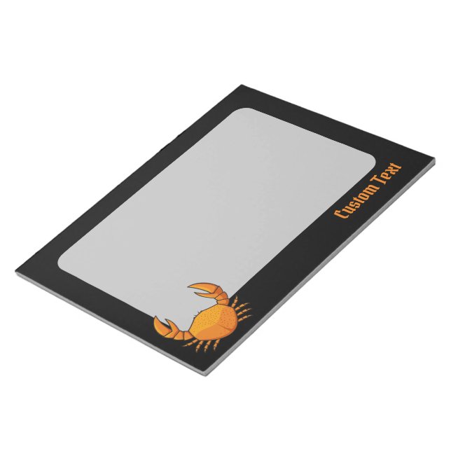 Bloc-note Crab orange (Incliné)
