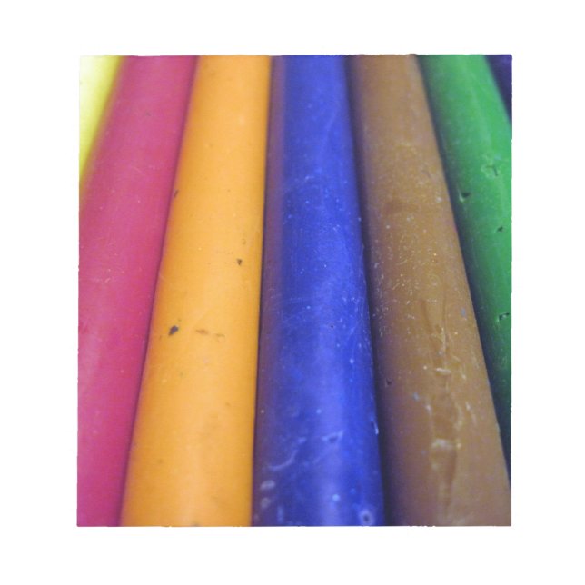 Bloc-note Crayons colorés (Devant)
