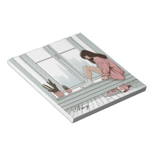 BLOC-NOTE CRÉATIVE NOOTBOOK CUTE GIRL