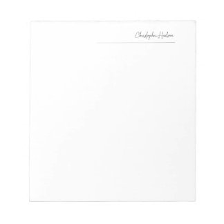 Bloc-note Créer Personnaliser Simple Plain Professionnel