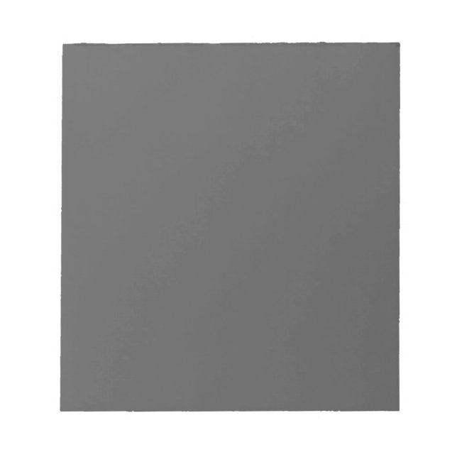 Bloc-note Créez Votre Propre Conception Personnalisée Gris F (Devant)