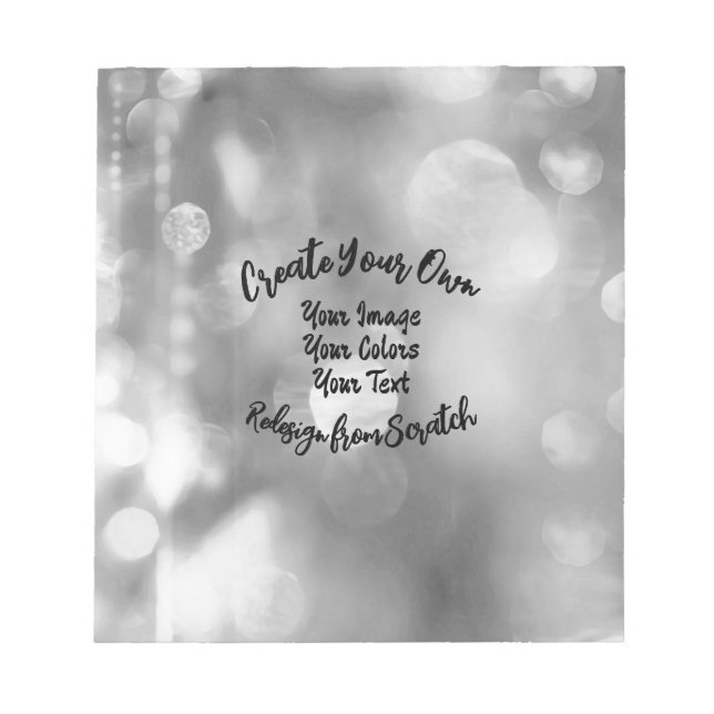 Bloc-note Créez votre propre couleur/conception personnalisé (Devant)