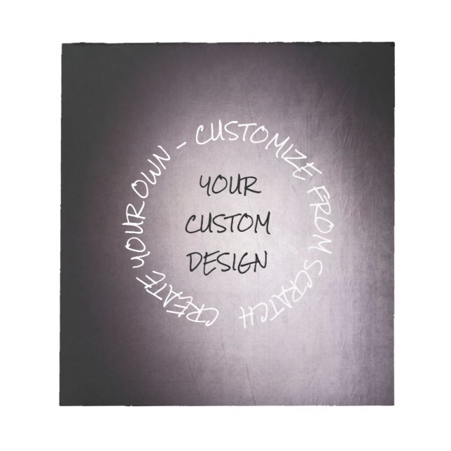 Bloc-note Créez votre propre Customisé (Devant)