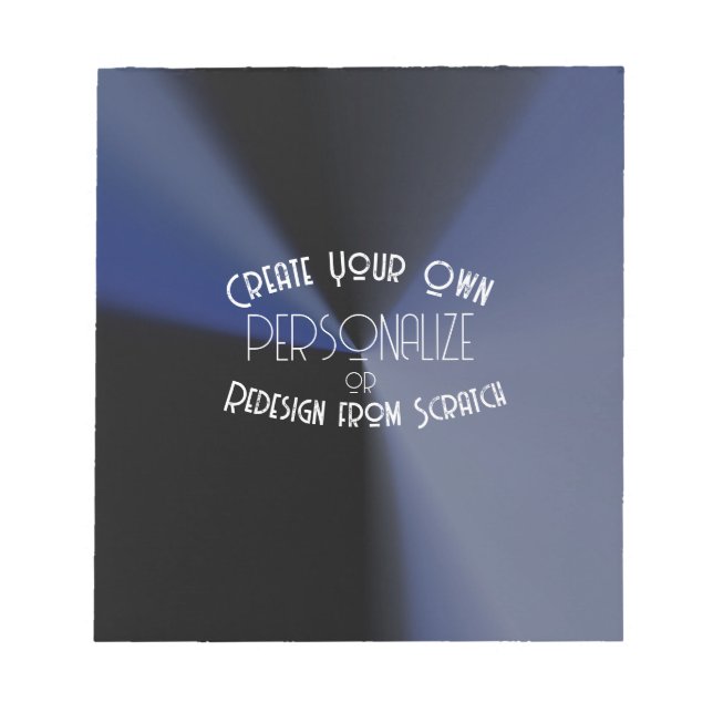 Bloc-note Créez votre propre modèle personnalisé (Devant)