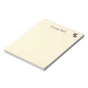 Bloc-note Crème d'âne gris mignonne