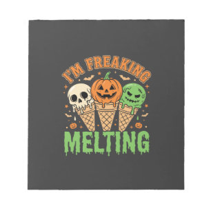 Bloc-note Crème Glacée Fondante Halloween