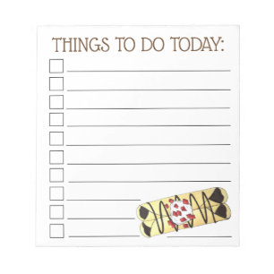 Bloc-note Crêpe Pancake France Liste des choses à faire