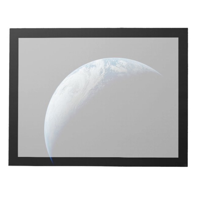Bloc-note Crescent Terre De La Mission Apollo 4. (Devant)