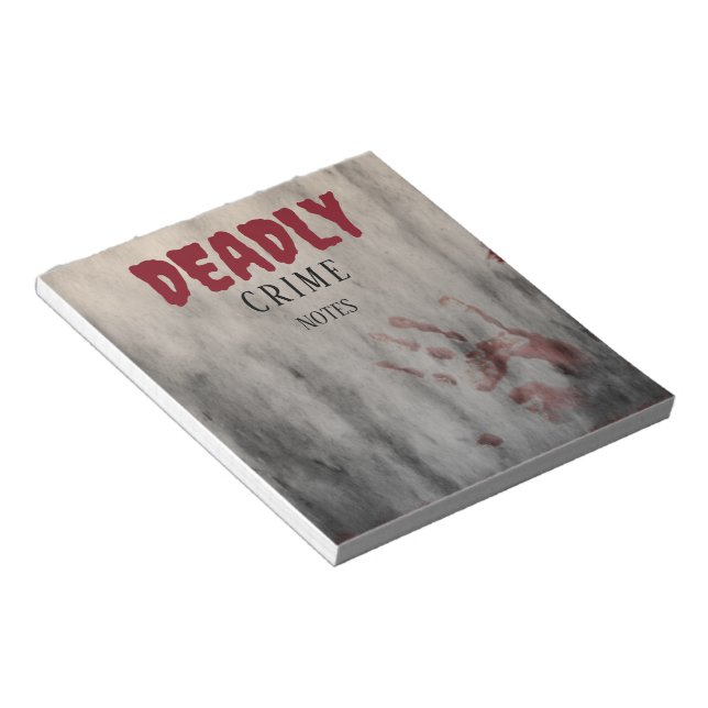 Bloc-note "Crimes mortels", Parti du mystère assassin (Incliné)