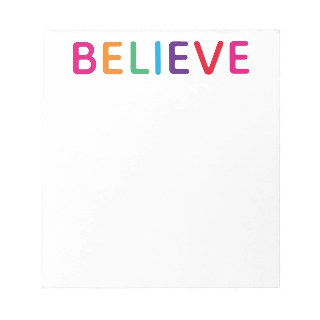 Bloc-note Croire en la lumière (Devant)