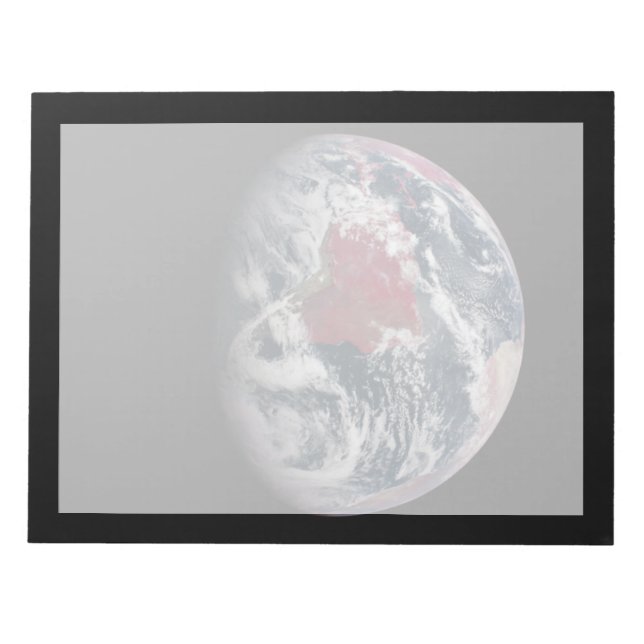 Bloc-note Croissance plante Sur La Planète Terre. (Devant)