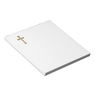 Bloc-note Croix "3-D" en or 2