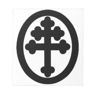 Bloc-note Croix de Lorraine