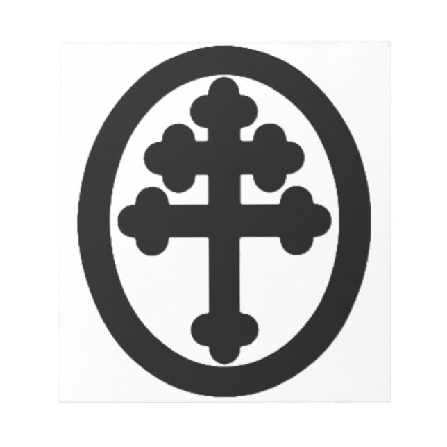 Bloc-note Croix de Lorraine (Devant)