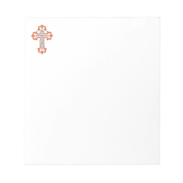 Bloc-note Croix orthodoxe (Devant)