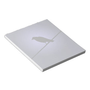 Bloc-note Crow sur fil de téléphone