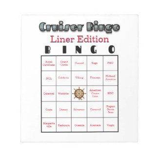 Bloc-note Cruiser's Bingo Liner Edition