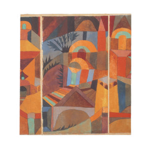 Bloc-note Cubisme Abstrait coloré Klee Temple Gardens