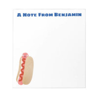 Curieux hot dog Weiner dessin animé