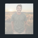 Bloc-note Custom Photo Notepad<br><div class="desc">This notepad is shown with a sample photo print,  customize and edit your own photo into place with this template.
Shown in an opaque print so you can write on it.
Customize this item or buy as is.



Licensed Image</div>