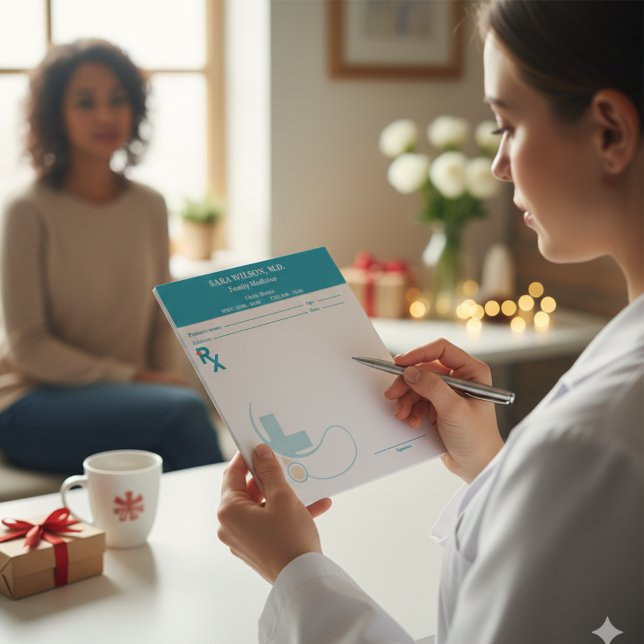 Bloc-note Custom Prescription Pad Template | Editable RX Not (Custom Prescription Pad Template | Editable RX Notepad )