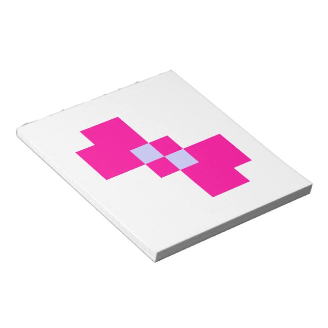 Bloc-note Cute 8 bits Pixel Bow (Incliné)