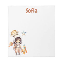 Cute astronaute Space Adventure personnalisée