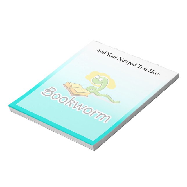 Bloc-note Cute Bookworm (Tourné)