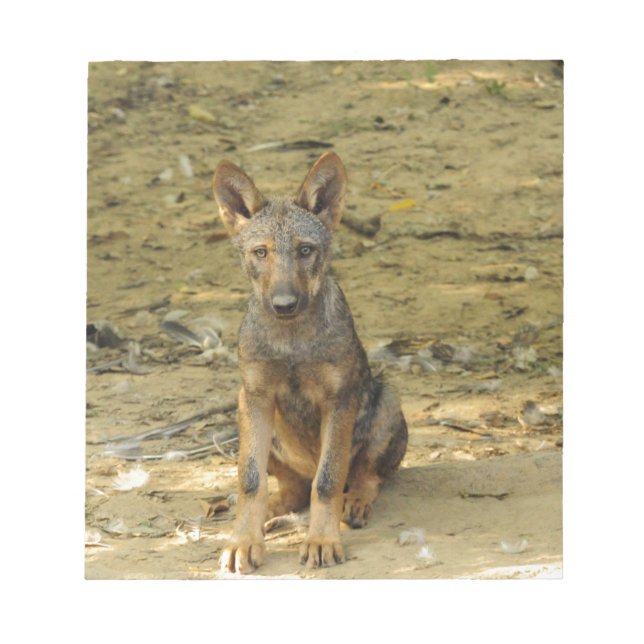 Bloc-note Cute cub Wolf (Devant)