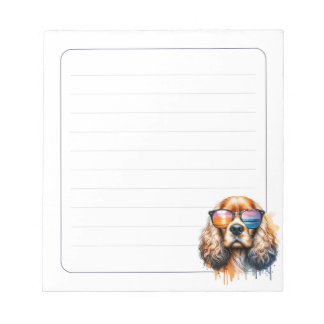 Bloc-note Cute Dog Notepad Dog Lover Notes & To-Do Pad