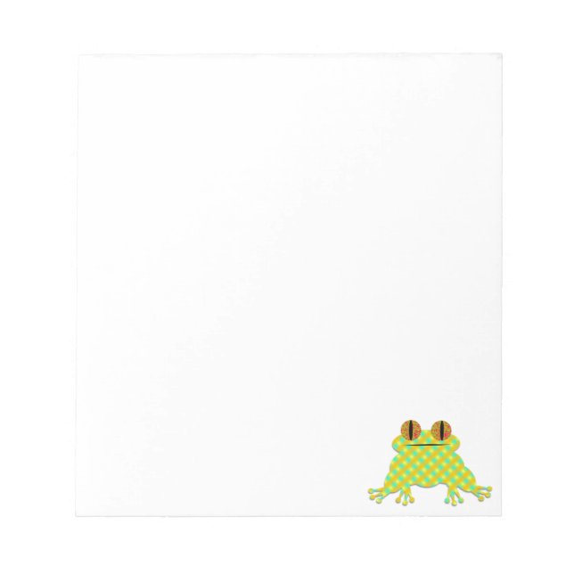 Bloc-note Cute Frog personnalisée (Devant)