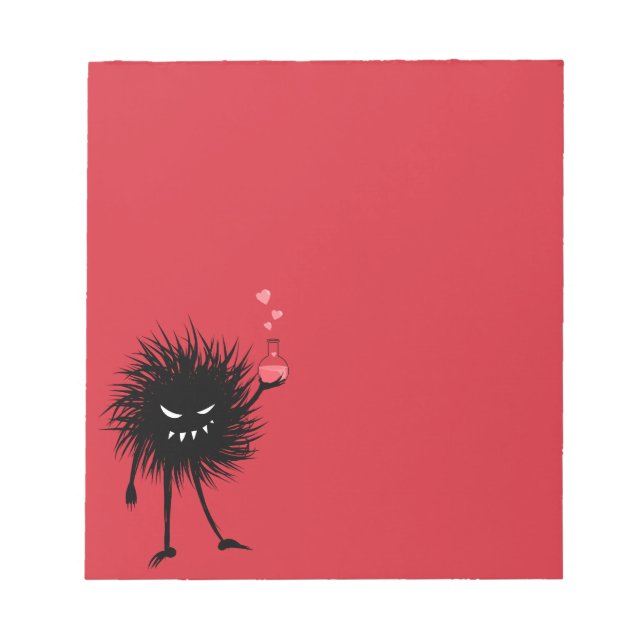 Bloc-note Cute Goth Love Potion Chimie Valentines Jour Rouge (Devant)