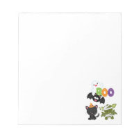 Cute Halloween Chat, chauve-souris et maman Boo