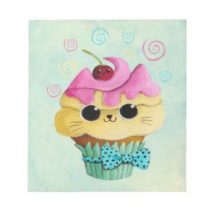 Bloc-note Cute Kitty Cupcake