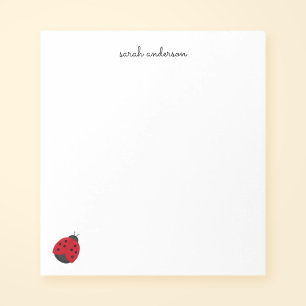 Bloc-note Cute Ladybug Kids Personnalisé