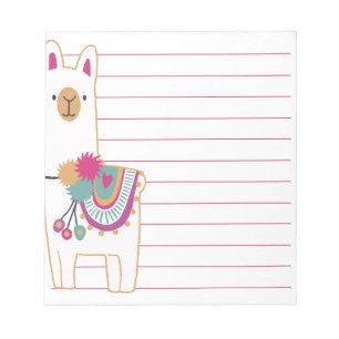 Bloc-note Cute llama
