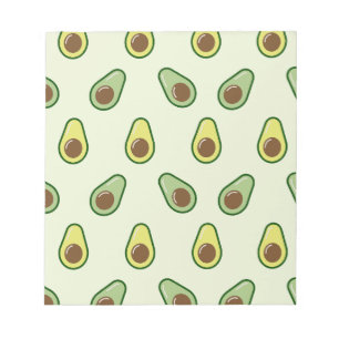 Bloc-note Cute Motif Avocado