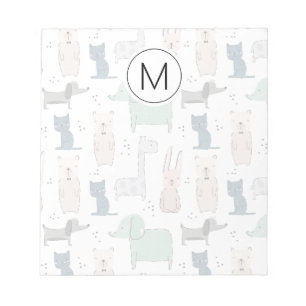 Bloc-note Cute Pastel Baby Motif animal