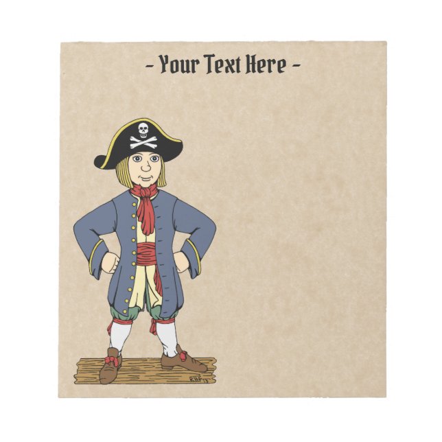 Bloc-note Cute Pirate Lad (Devant)