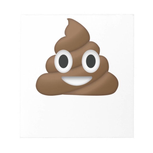 Bloc-note Cute Poop Emoji (Devant)