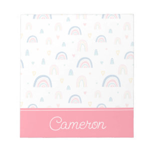 Bloc-note Cute Rainbows & Hearts Motif