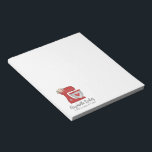 Bloc-note Cute Red Bakery Cake Mixer Notepad<br><div class="desc">A feminine red cake mixer with flowers decorates this bakery notepad. Personalize it with your name and business information. Designed for you by Blackberry Boulevard.</div>