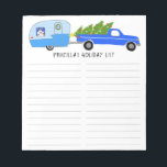 Bloc-note Cute RV Christmas Camper Trailer Grocery Shopping<br><div class="desc">Faites vos listes d'achats en style avec ce bloc-notes personnalisable d'épicerie, de planification de repas ou de liste de choses à faire. Customisez ou ajoutez du texte pour répondre à vos besoins. Conserver ou supprimer les lignes aussi. Consultez ma boutique pour plus de tailles et de styles!</div>