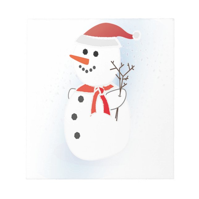 Bloc-note Cute Snowman (Devant)