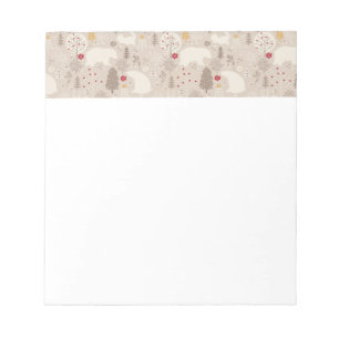 Bloc-note Cute Woodland Animaux Motifs nordiques