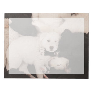 Bloc-note Cutest Baby Animals Pile of Puppies