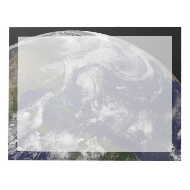 Bloc-note Cyclones Tropicaux Katia, Lee, Maria Et Nate. (Devant)